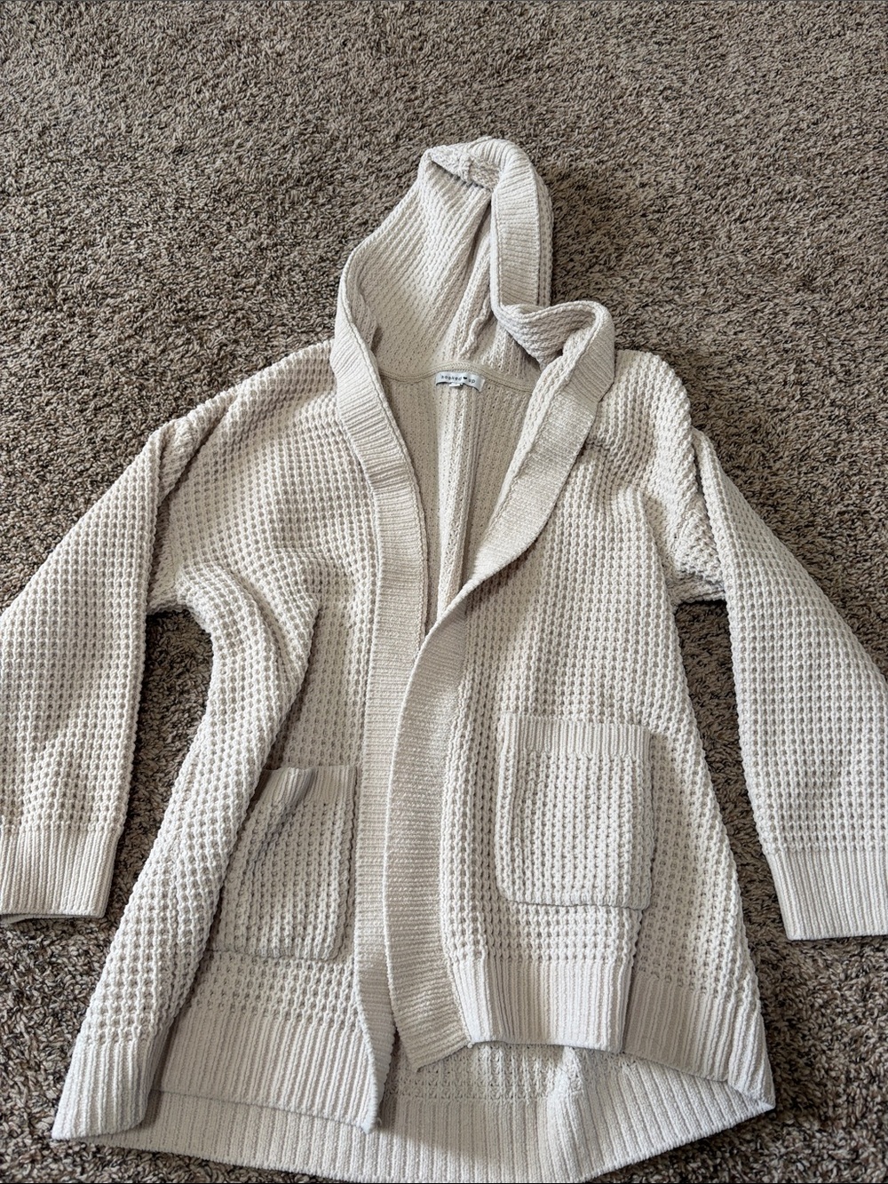 Tan cardigan